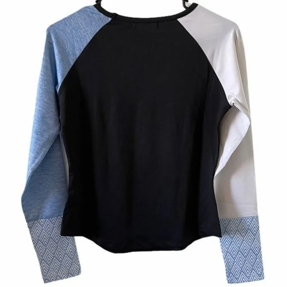 Satva Tarana Top In Light Blue Print NWT - Image 20