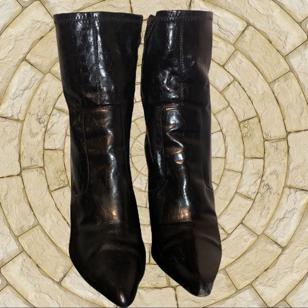 Jasmine collection over the ankle black boots - Image 2