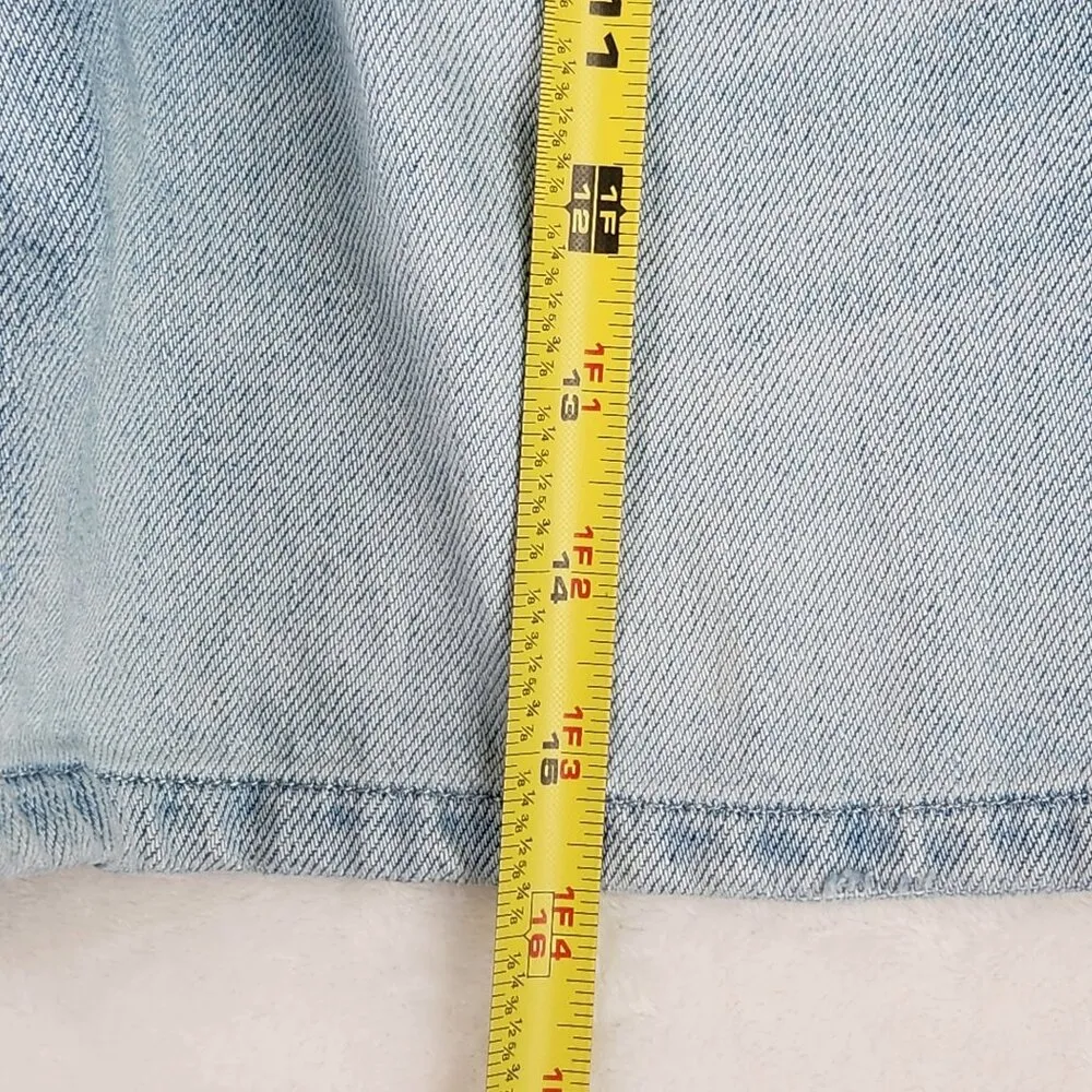 AE American Eagle Mom Short Jean Short Button Fly Size XXL 35" waist - Image 7