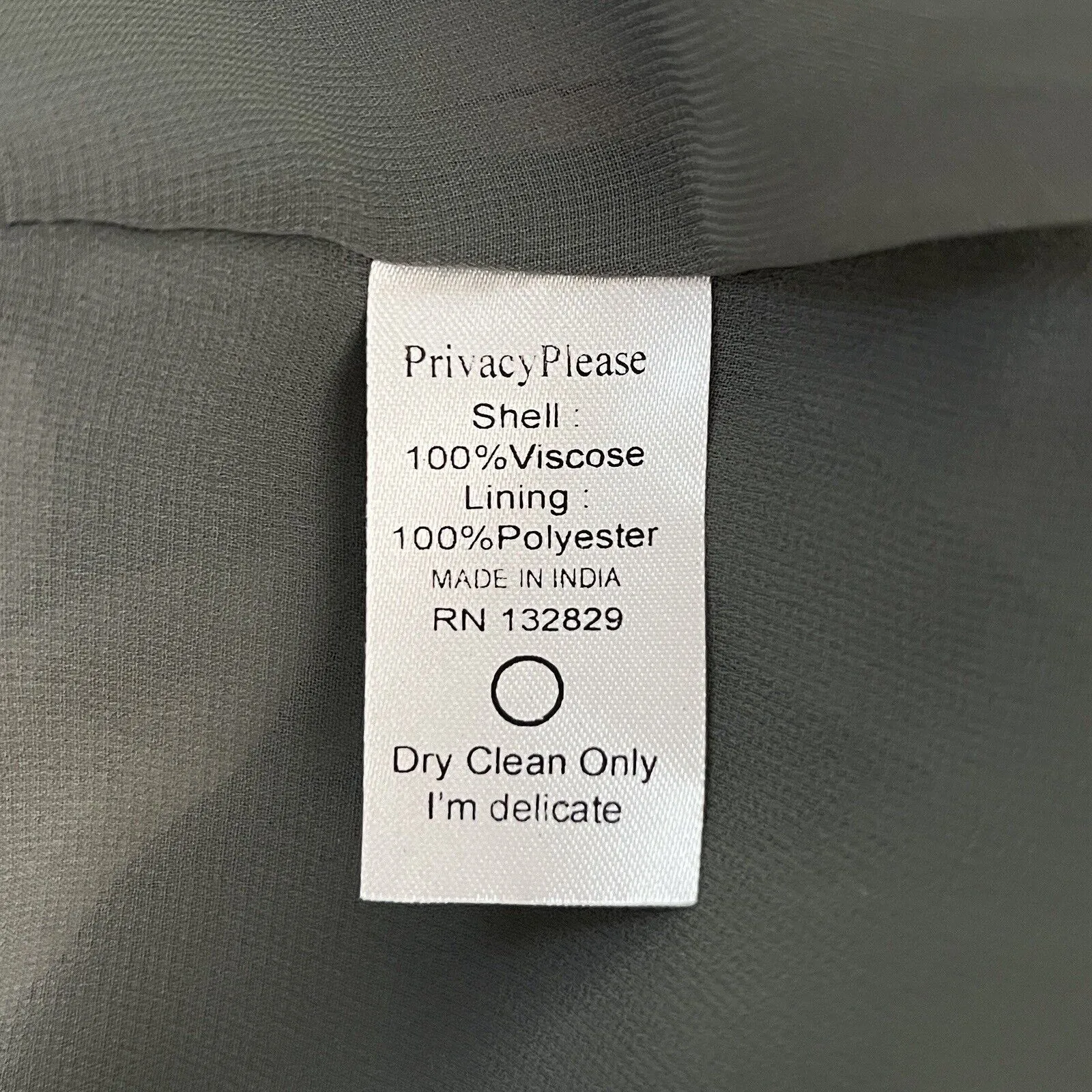 Privacy Please Dress Womens Large Gray Pink Fillmore Floral‎ Wrap Dress Ruffle - Image 8