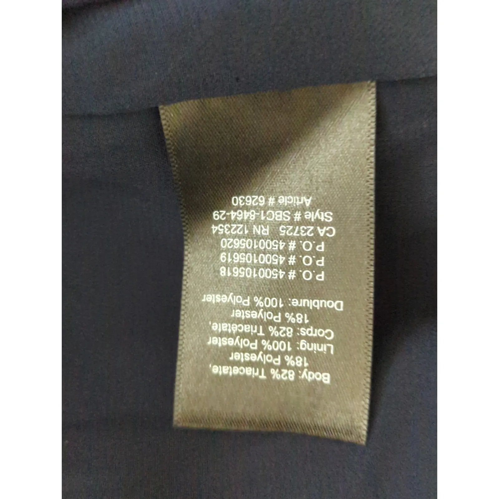 Aritzia Babaton Navy Blue Patricio Crew neck Casual Shift Mini Dress Womens‎ 2 - Image 10