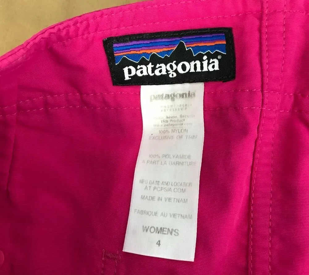 Patagonia W’s Board skirtie drawstring women’s size 4 aloha beach hot pink - Image 6