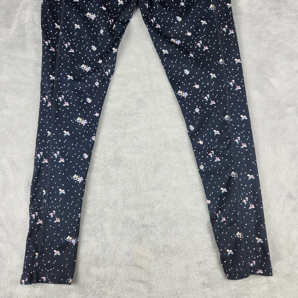 Vera Bradley Women's Active High-Waist Leggings Navy Garden Ditsy‎ Size S Small - Image 12