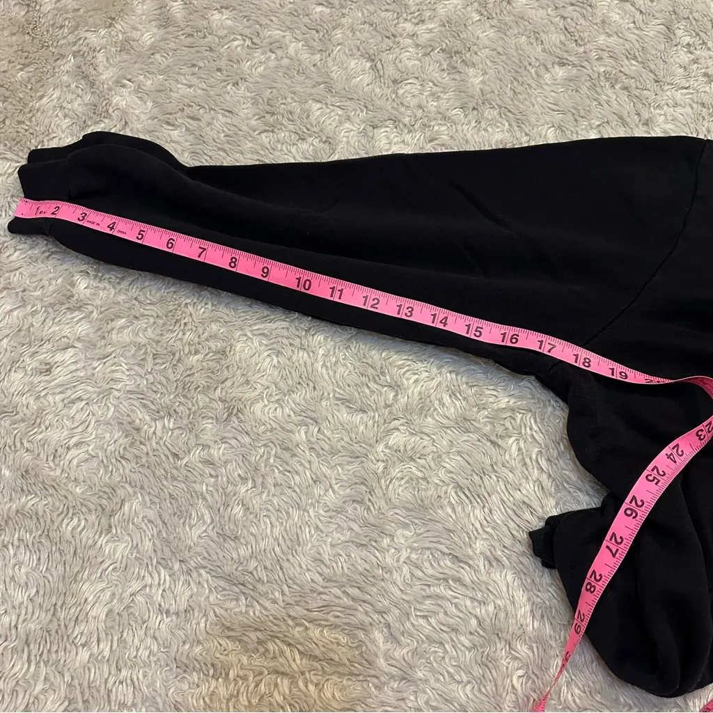 Vintage SPUMONI Crewneck Sweatshirt Cats Cherry Blossom Kittens 80s Black Pink Size M - Image 8