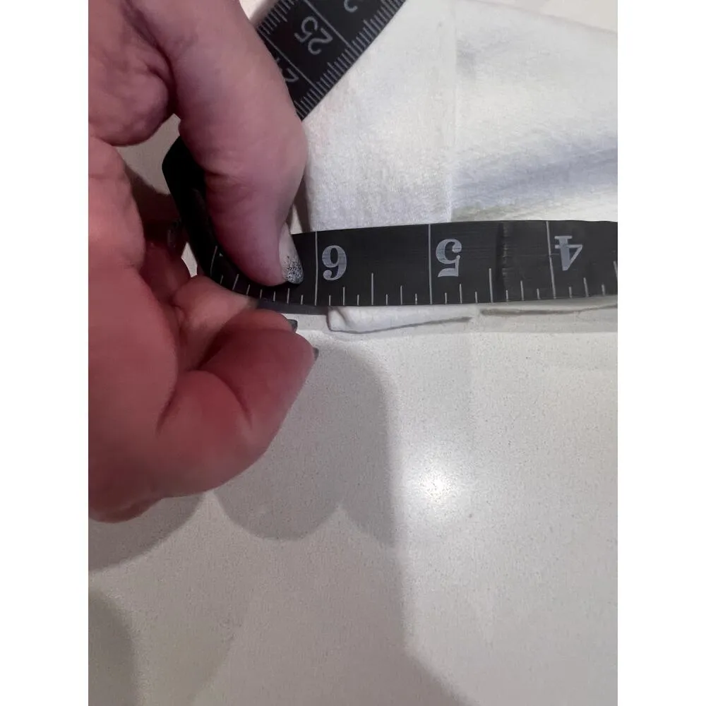 NWT Eddie Bauer Boyfriend Fit Jean Shorts Relaxed Fit Cream Sz 8 Preppy Modest - Image 7