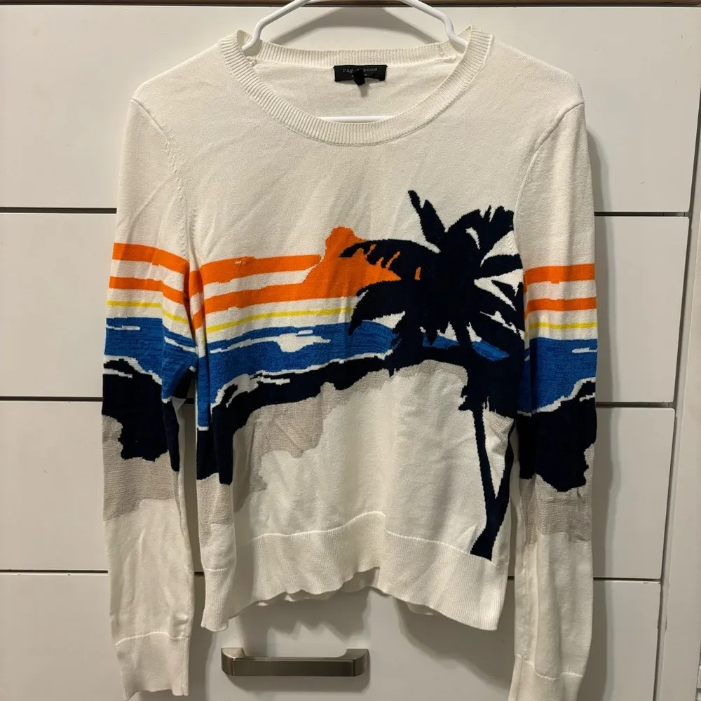 Rag and Bone Nicki Graphic Pullover Sweater - Image 3