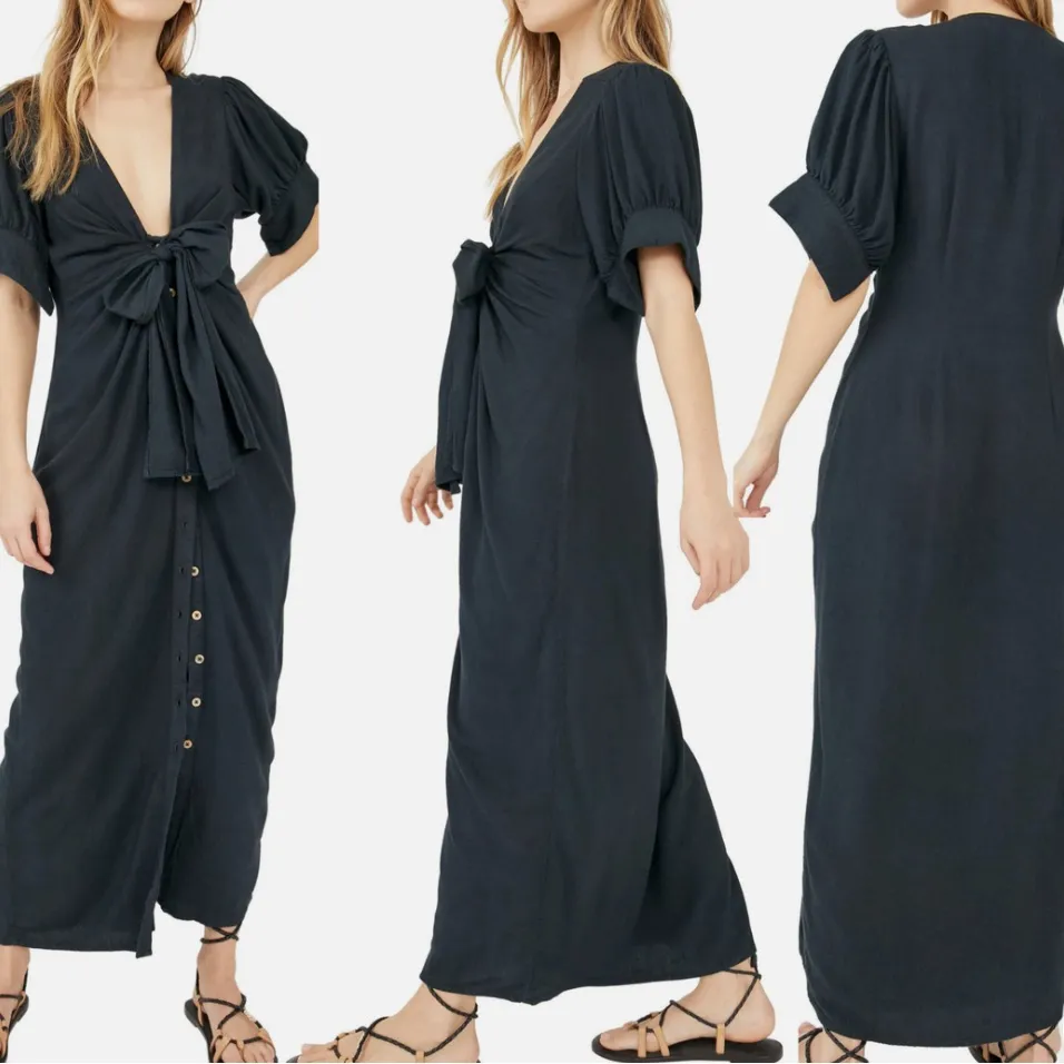 Free People Summer Tie Front Maxi - Image 2