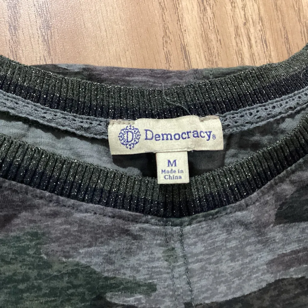 Democracy  Camo Tank Dress Size Medium - Image 5