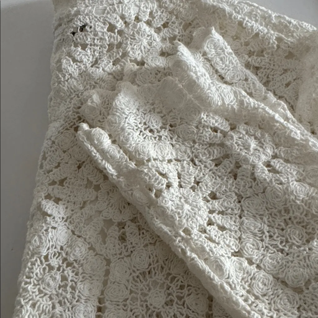 Zara crochet button-down blouse NWOT - Image 6