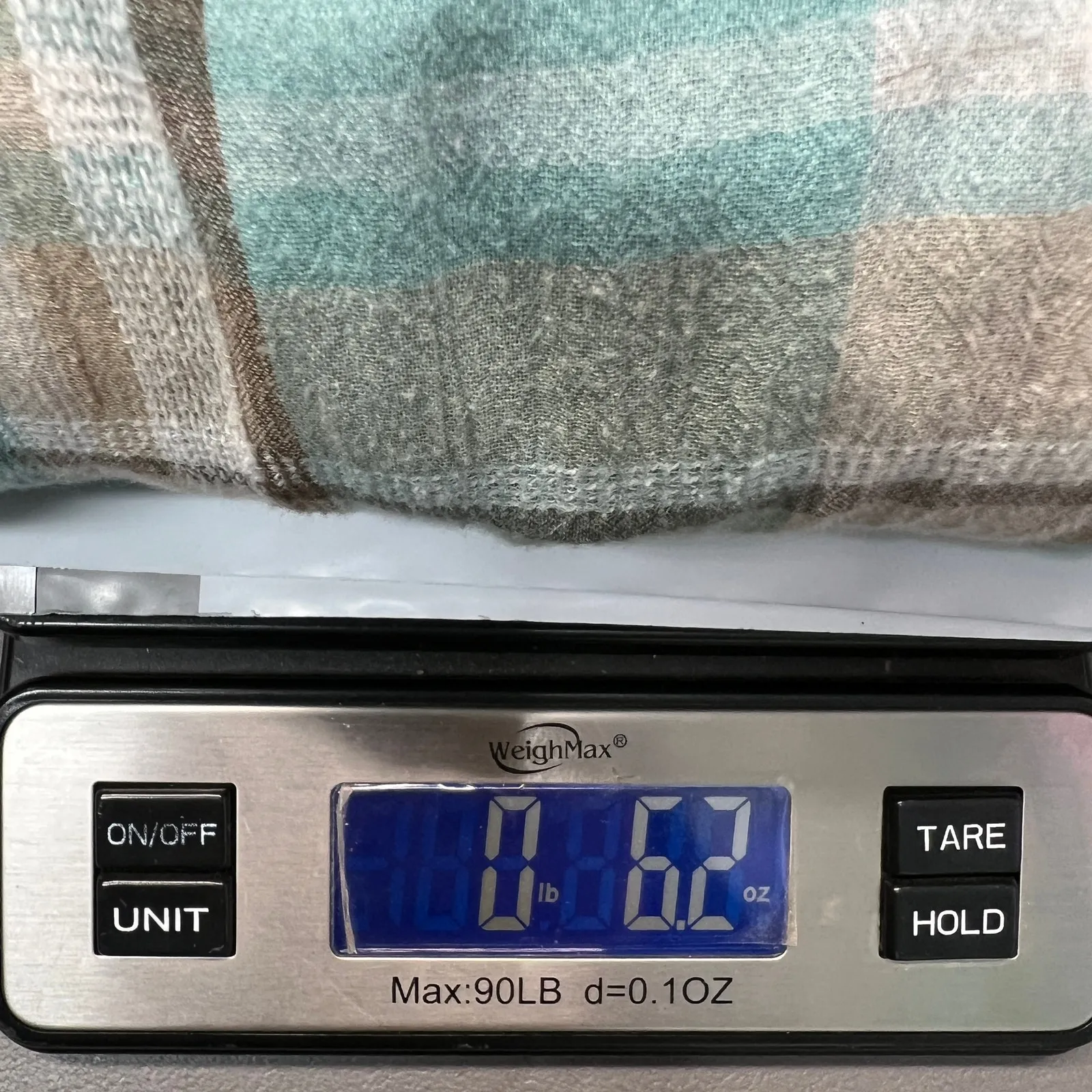 Alfred Dunner Plaid Shirt Womens 22 Button Front Stretch Breathable Barn Cabin Blue Size 22W - Image 10