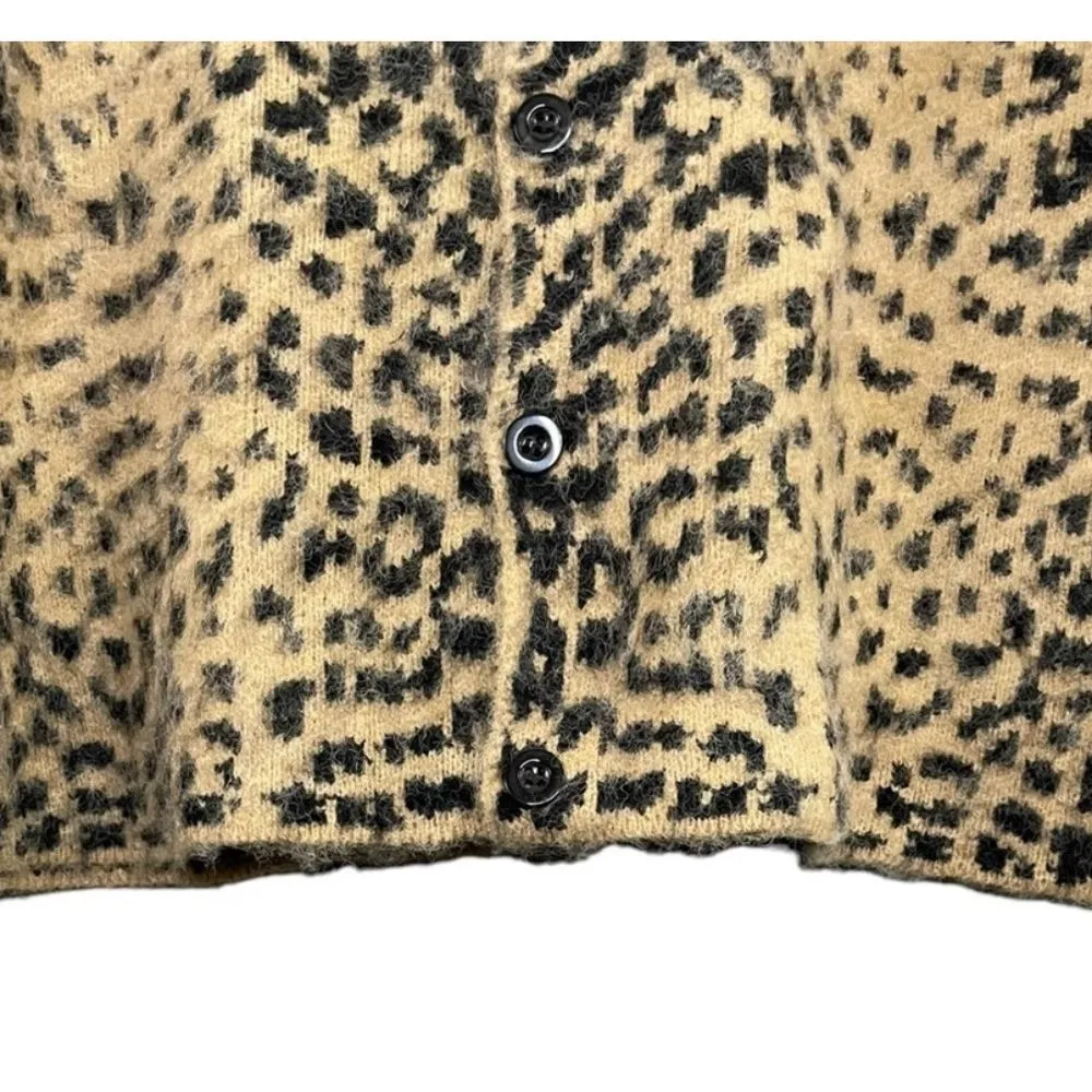 Jaded London NWT Leopard Chuck Cardigan Sweater - Image 12