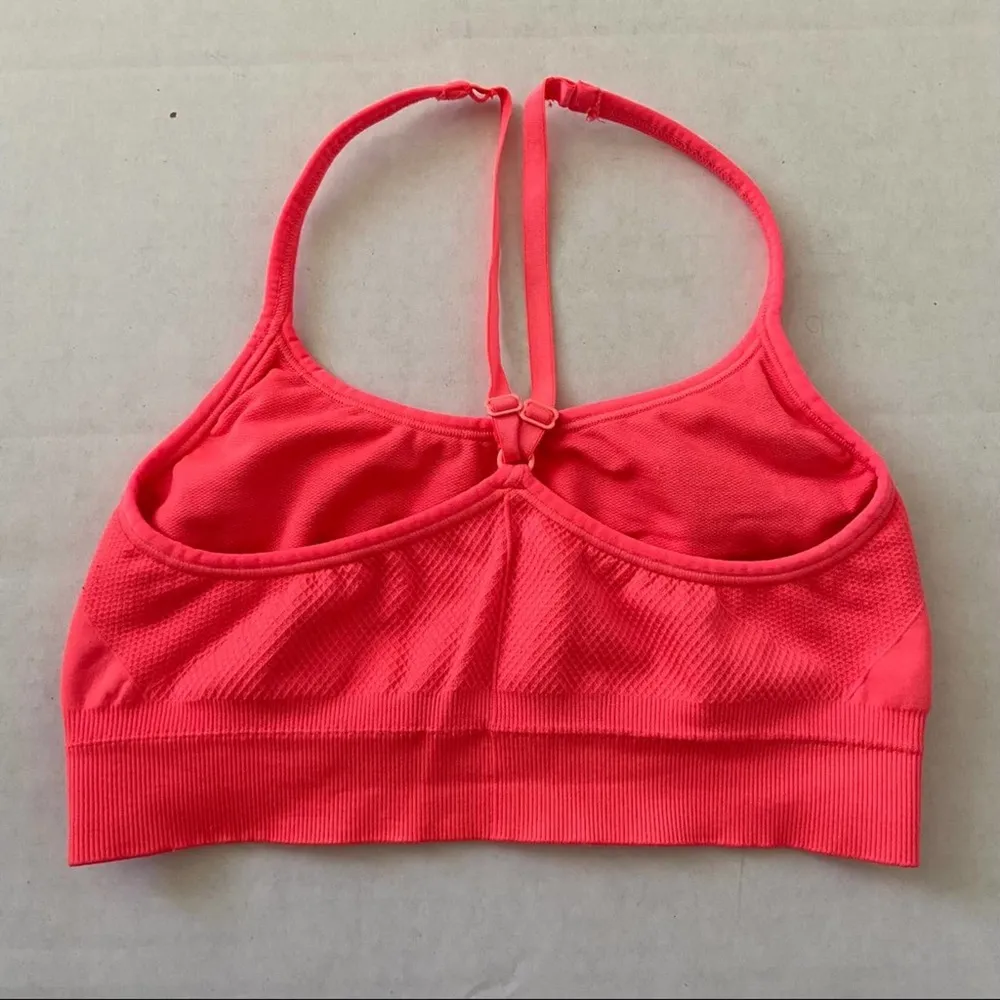 Champion Neon Orange Sport Bra - Image 2