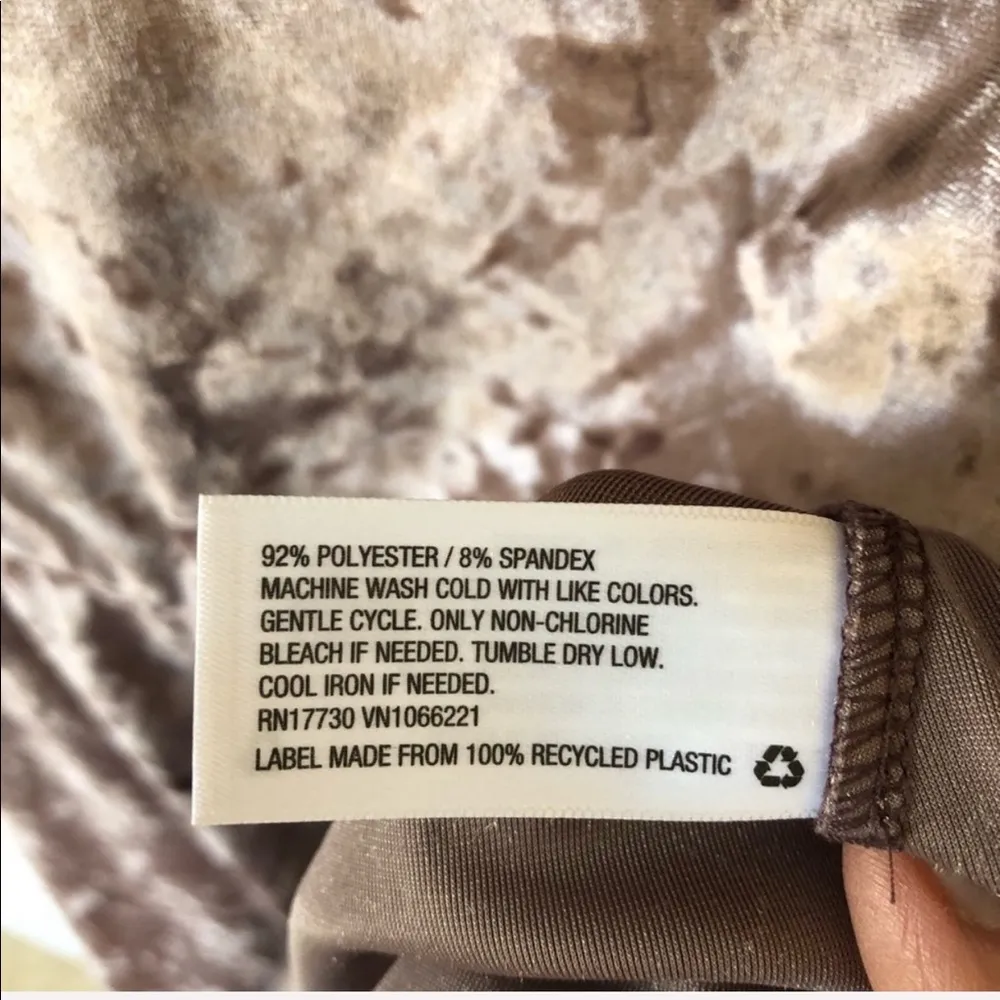 Mossimo Blush Velvet Chrushed Dress - Image 6