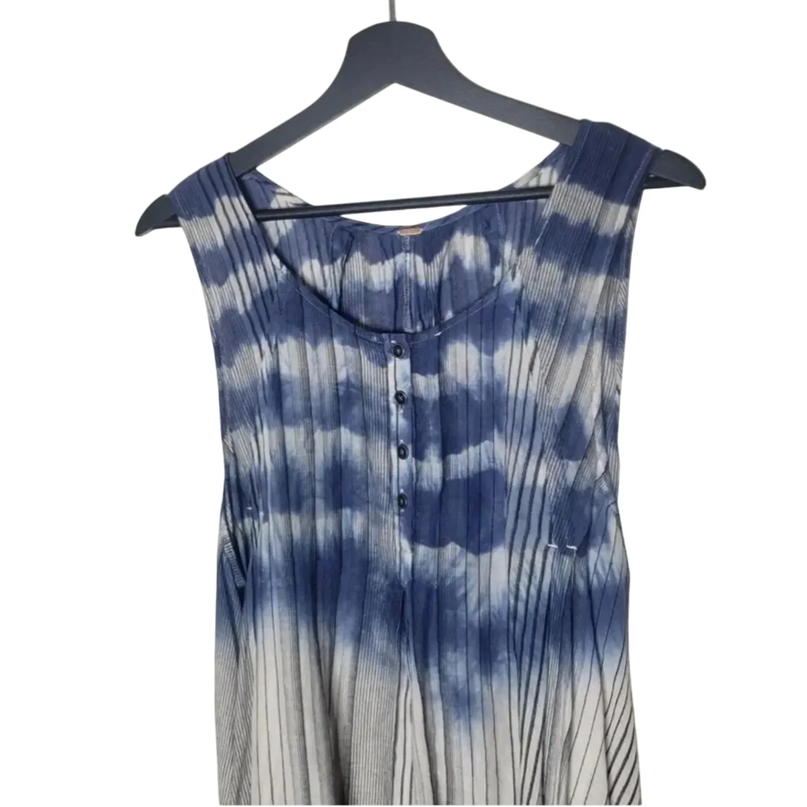 FREE PEOPLE Tie Dye Striped Tunic Top, Size Small - Image 5