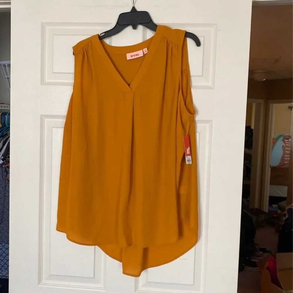 NWT evri tank top xl Orange - Image 2