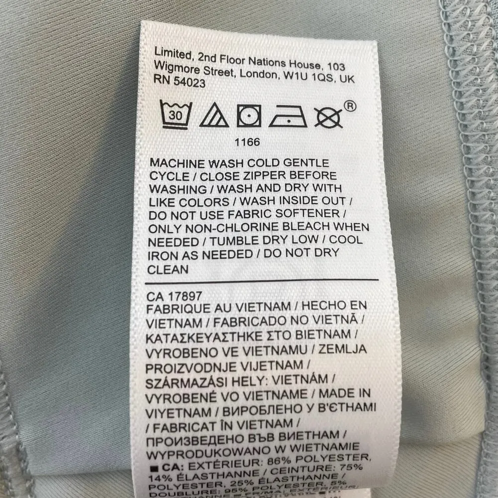 NEW Athleta Printed Run With It 4.5” Short Verve Horizon Gray White Womens 1X - Image 7