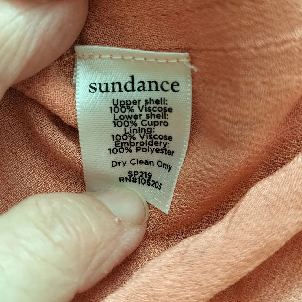 Sundance Rose Palace PS Petite Small Embroidered Viscose Shift Dress - Image 5