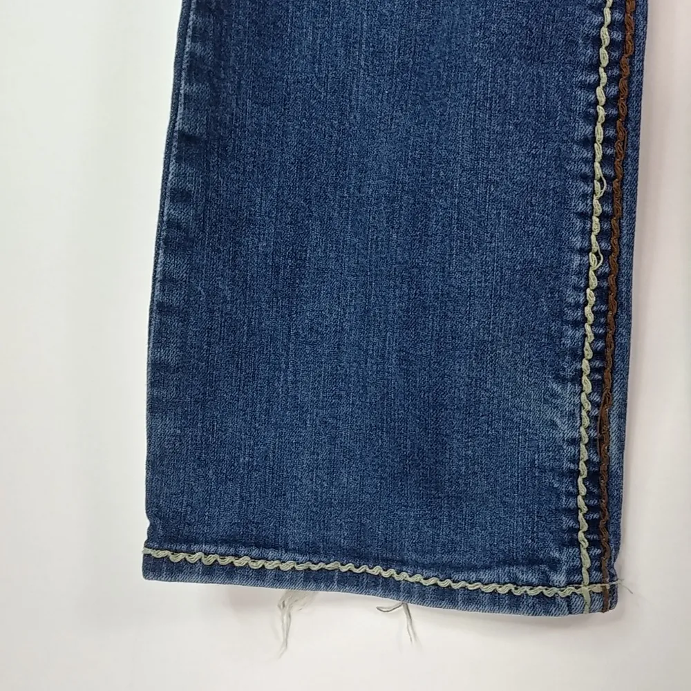 Zana Di 9 31x31 Distressed Contrast Stitching Jeans - Image 7