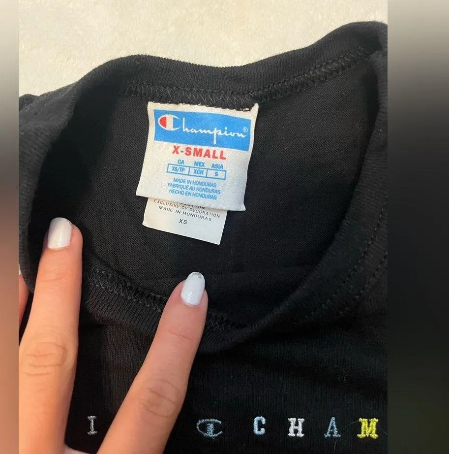 Black Champion T-Shirt - Image 3