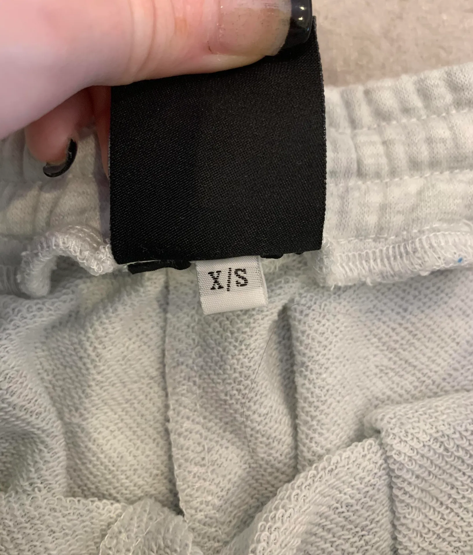 nice as heck Grey Sweatshorts - Image 5