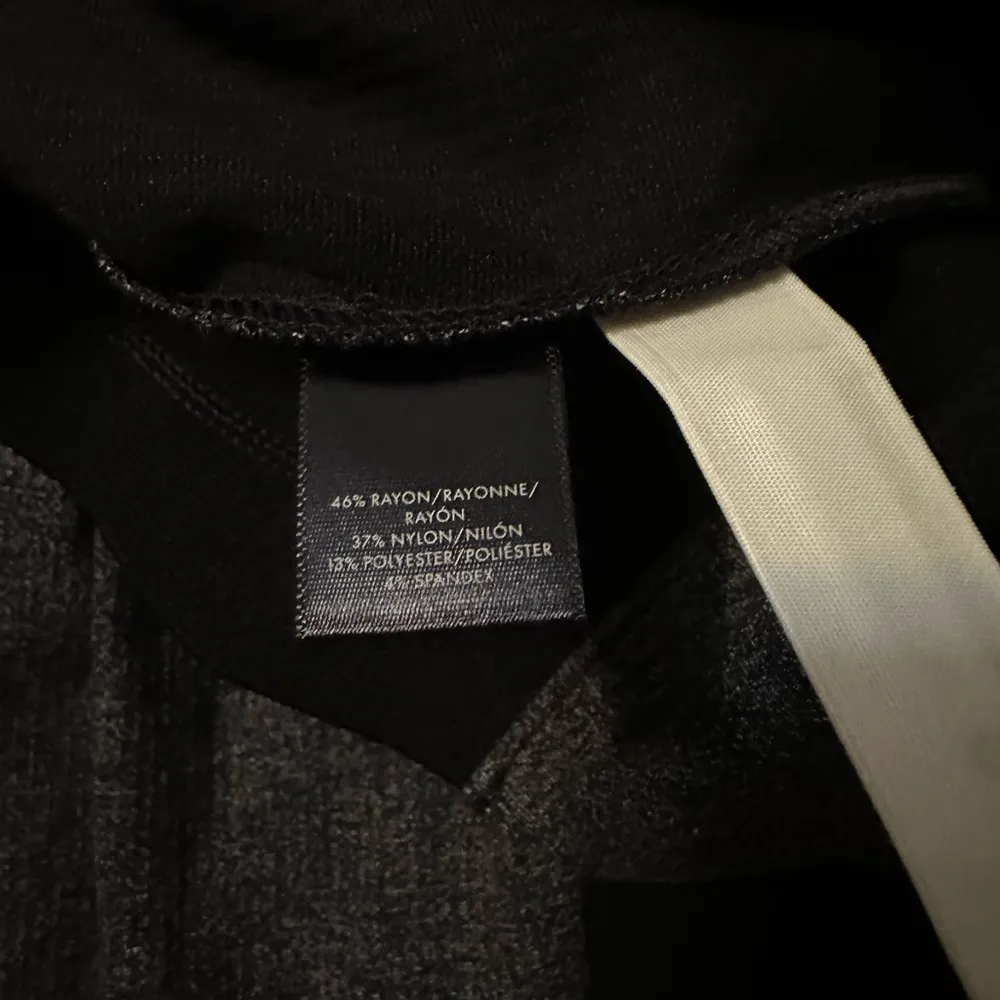 Ann Taylor Ankle Zip Leggings Grey Marled Print XS - Image 4