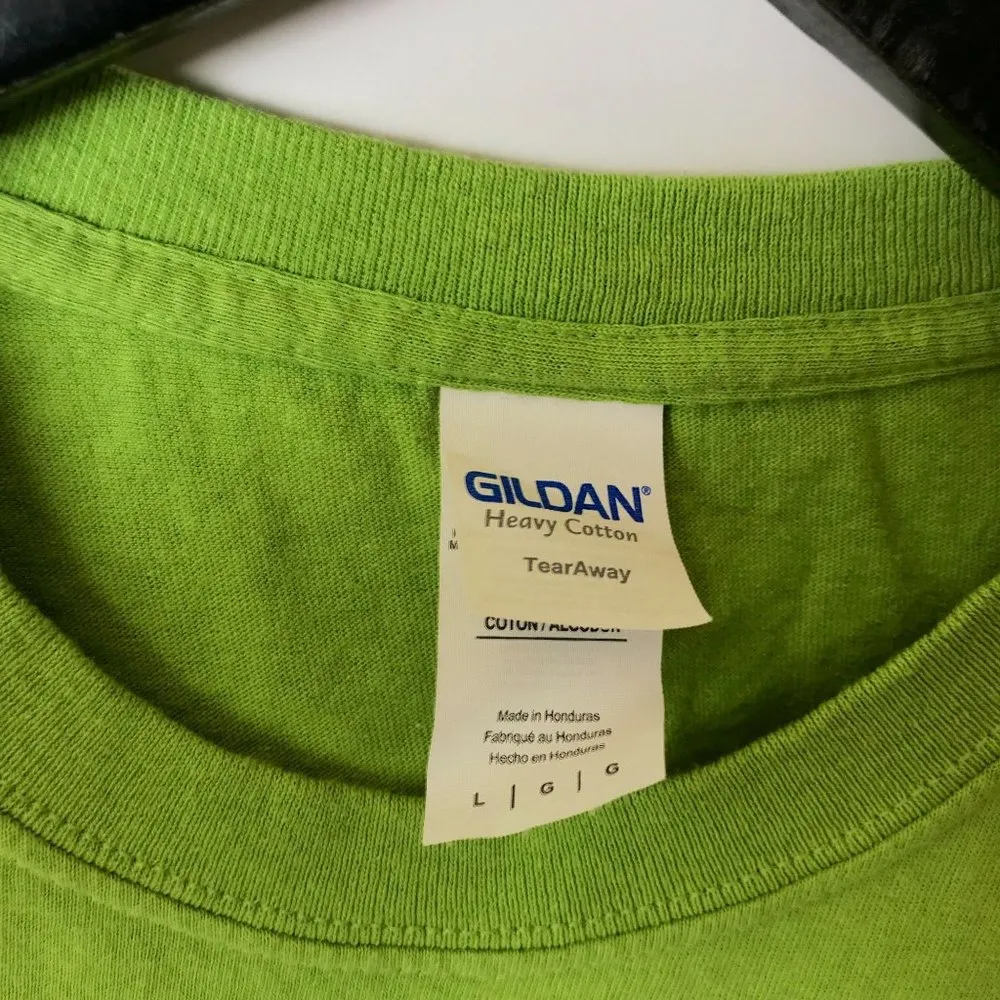 God Squad Lakeside Ohio T Shirt Green Large L More Fun Than A Kid Statement Logo - Image 4