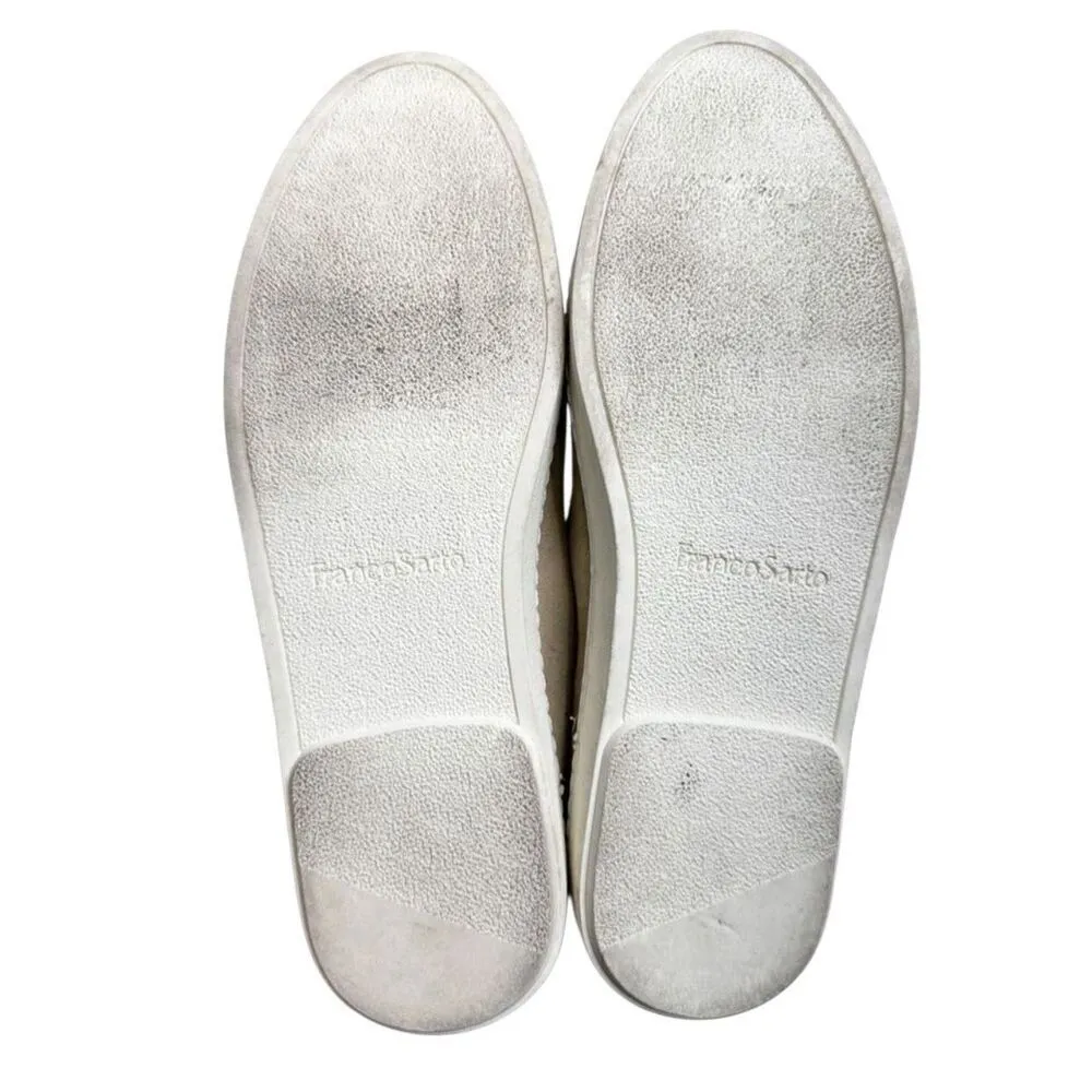 Franco Sarto Loafers Size 9.5 Tan Slip On Leather Suede Shoes - Image 9