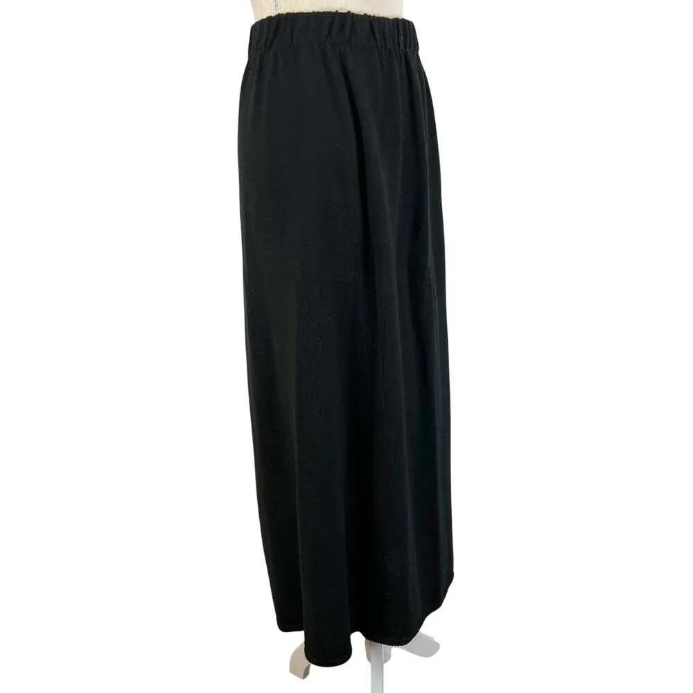 Vintage San Remo Knit Skirt Set Black Size XL - Image 10
