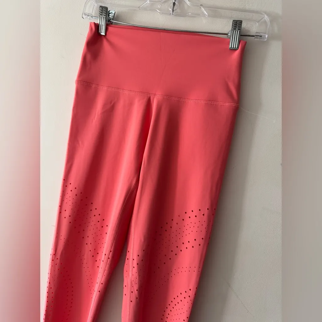 NWOT Offline By Aerie Goals Lasercut 7/8 Hi Rise Pink Real Good Leggings - Image 4