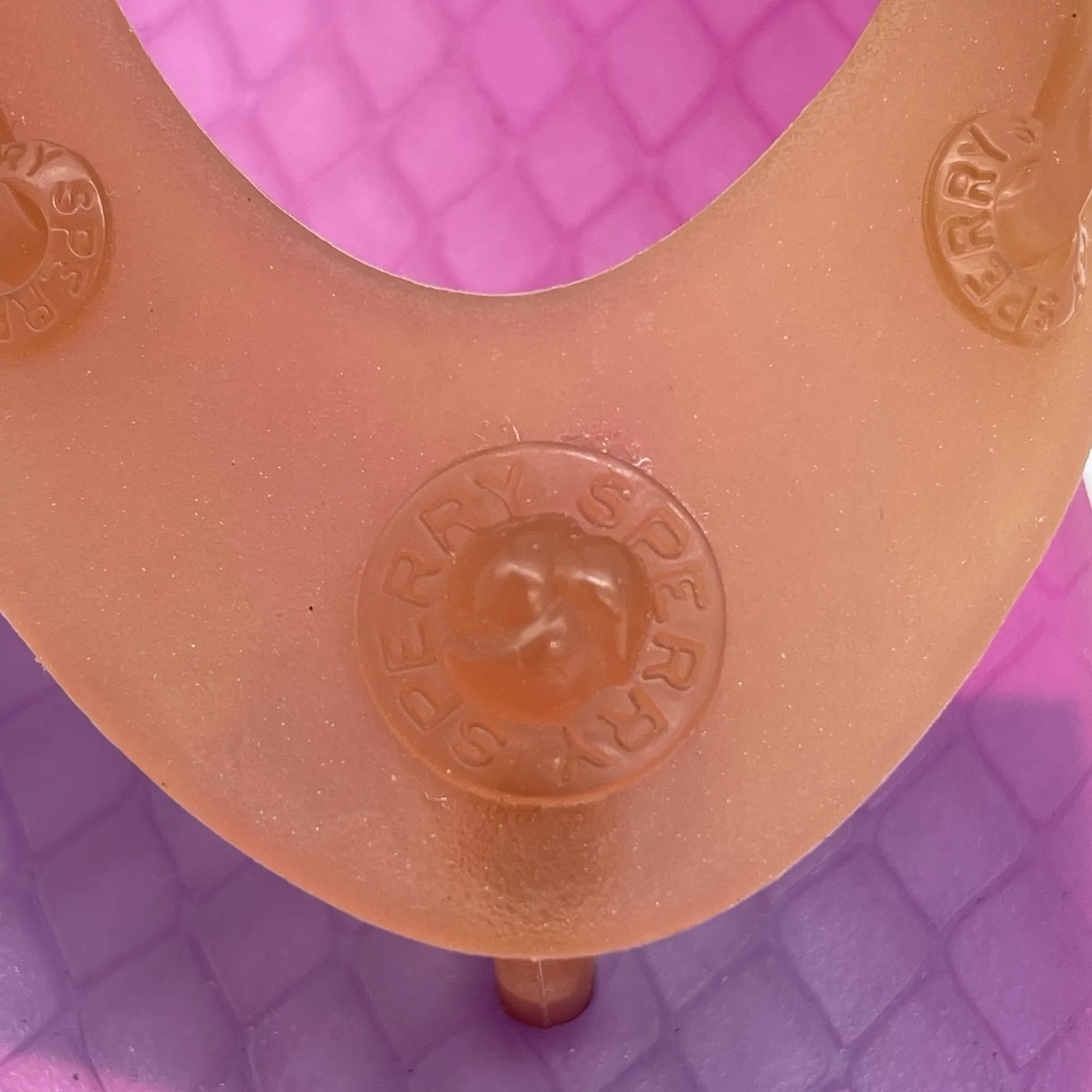 Sperry Womens 7 Shoes‎ Pink Rubber Flip Flop Waterproof Top-Sider Thong Sandals - Image 12