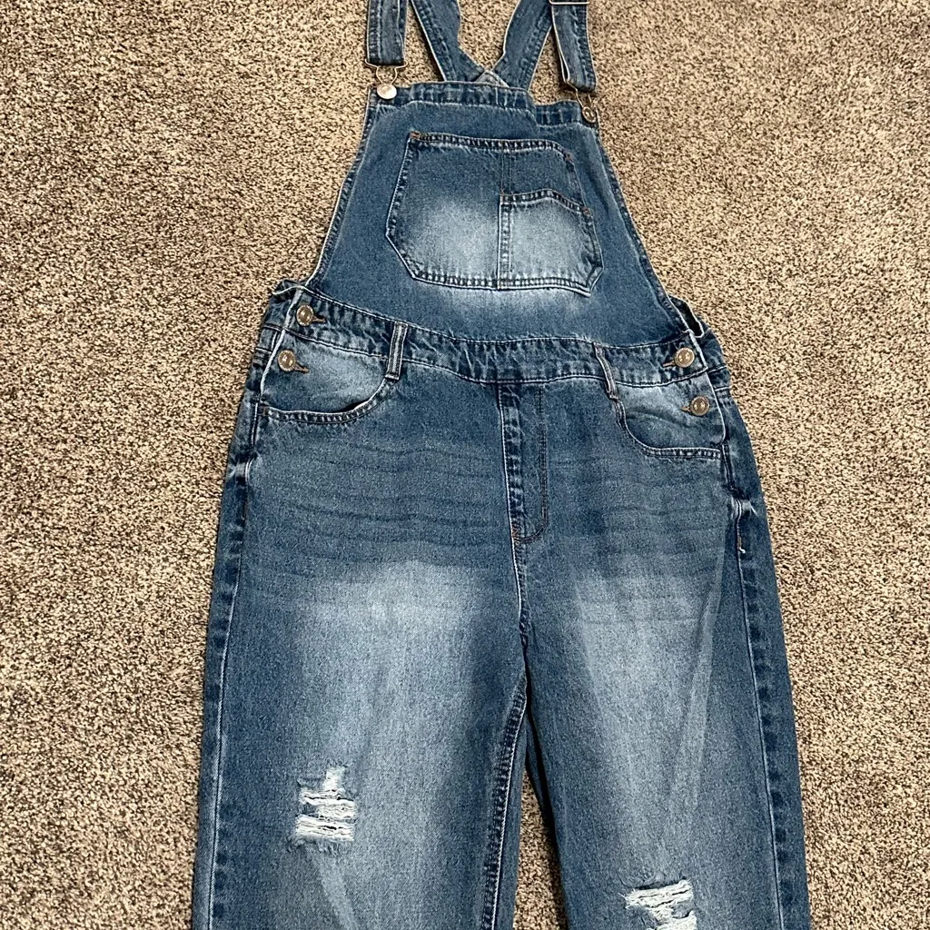 Wallflower Blue Denim Overalls Size undefined - Image 7