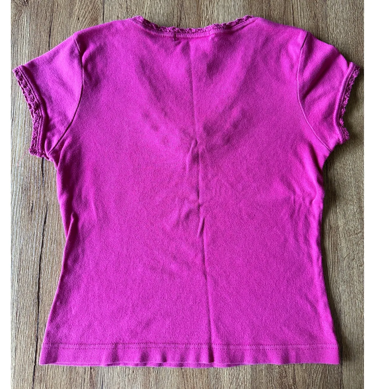 No Boundaries Vtg Hot Pink Short Sleeve T Shirt Size Medium - Image 6