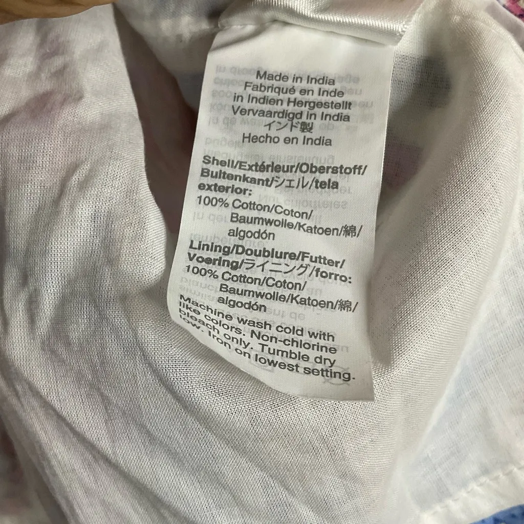 J. Crew Ruffle V-Neck Top Floral M - Image 7