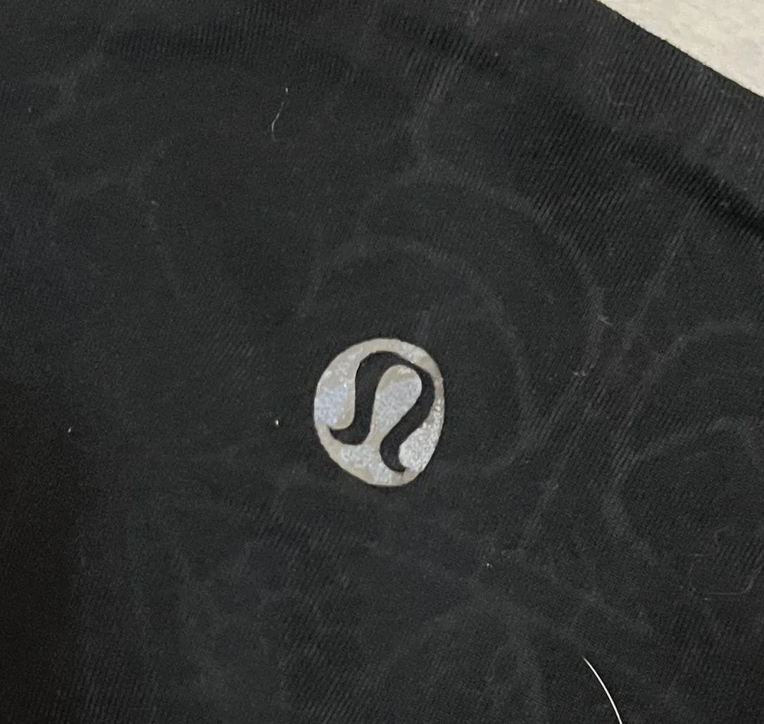 Black Cropped 23” Mesh Leggings Size 6 - Image 4