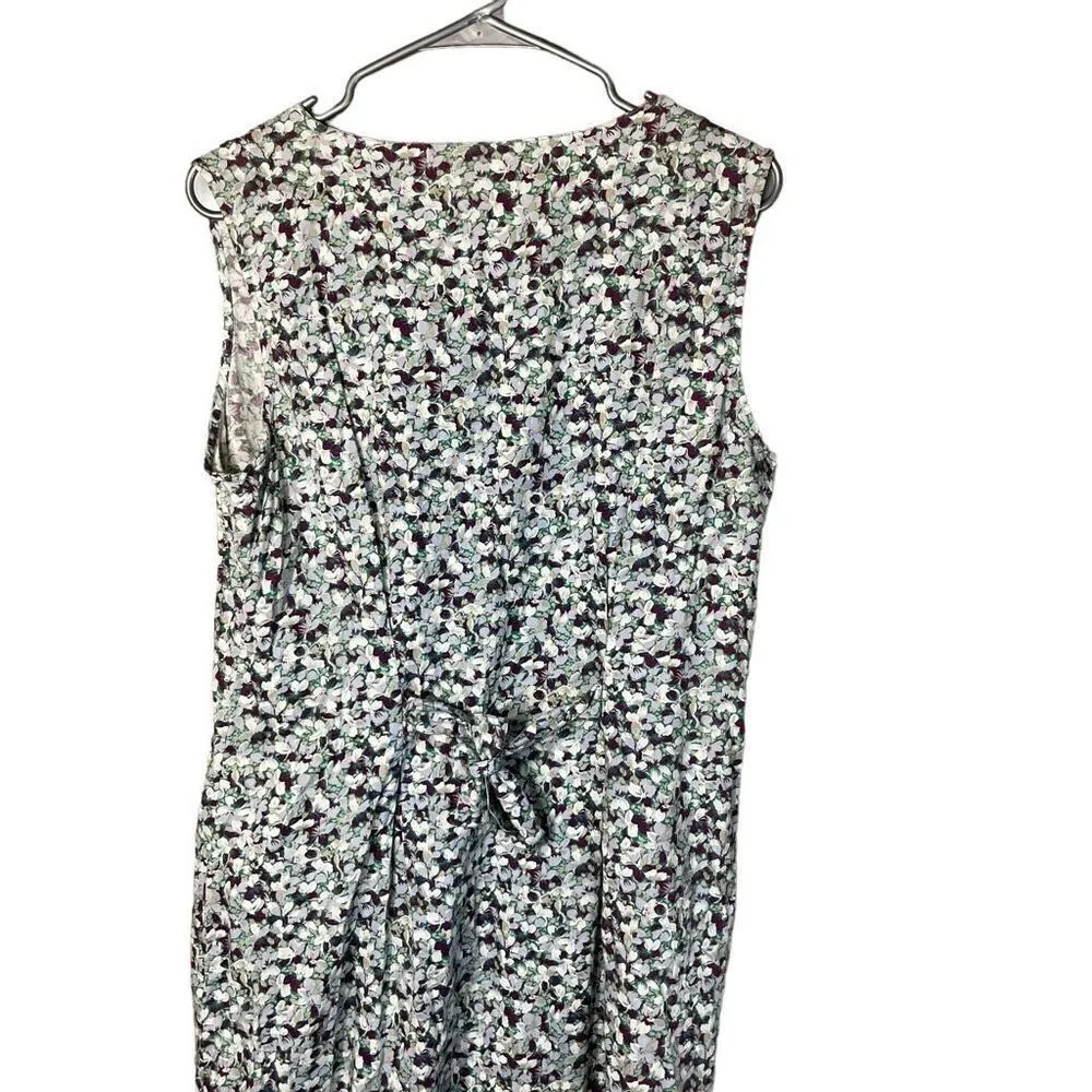 ‎Vintage Sostanza Sleeveless flower print dress Green Size L - Image 8