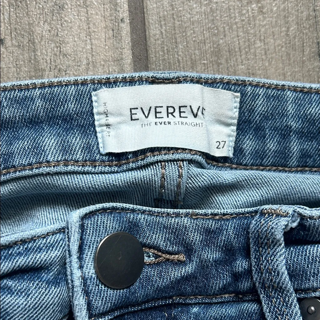 Evereve Light Blue Denim Jeans - Image 2