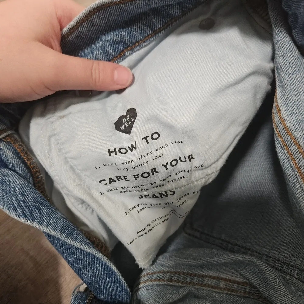 FLAWED Madewell Jeans Size 28 - Image 7