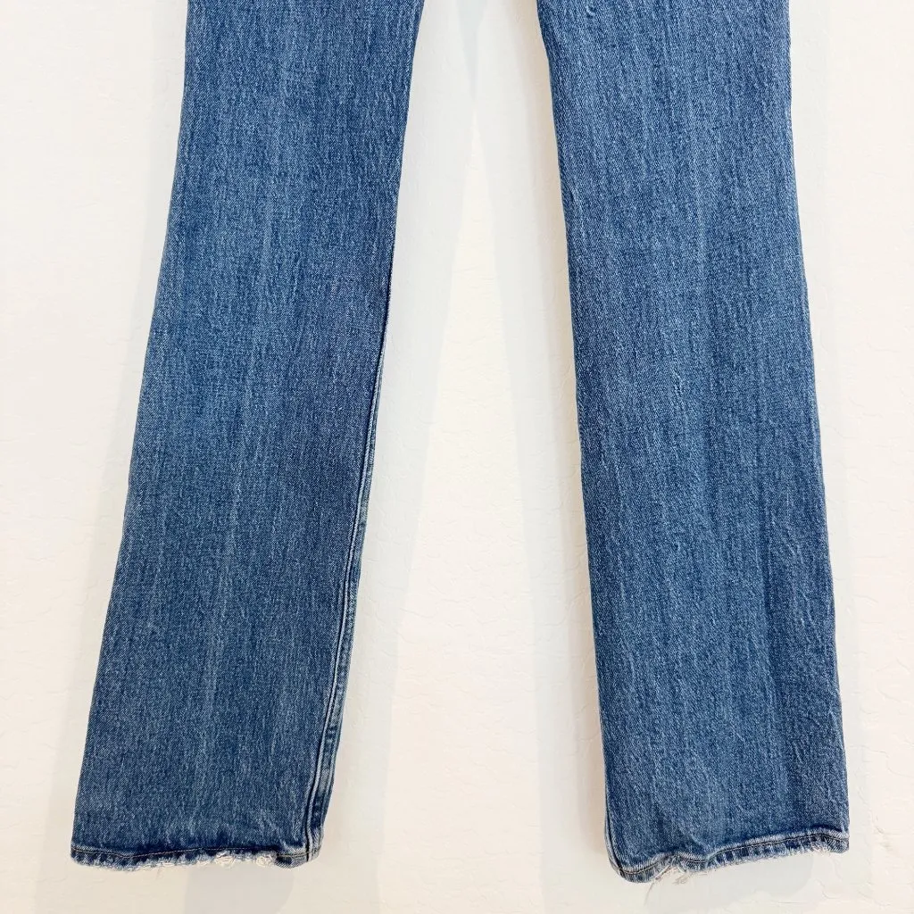 Abercrombie LONG The 70s Vintage Flare Ultra High Rise Jeans 24 - Image 9
