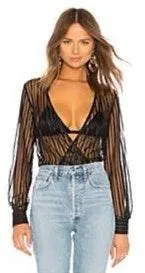 Revolve Black bodysuit  - Image 2