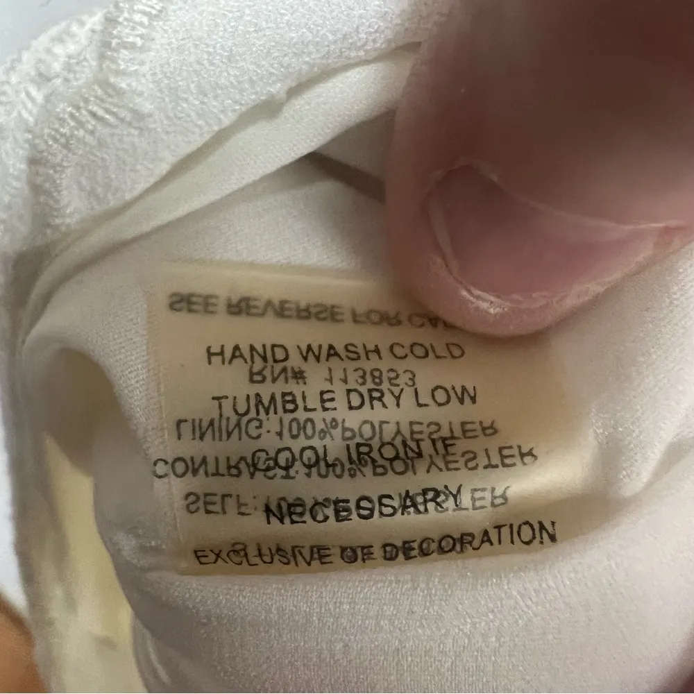 Sugarlips boho style eyelet lace spaghetti strap adjustable tank size medium - Image 8