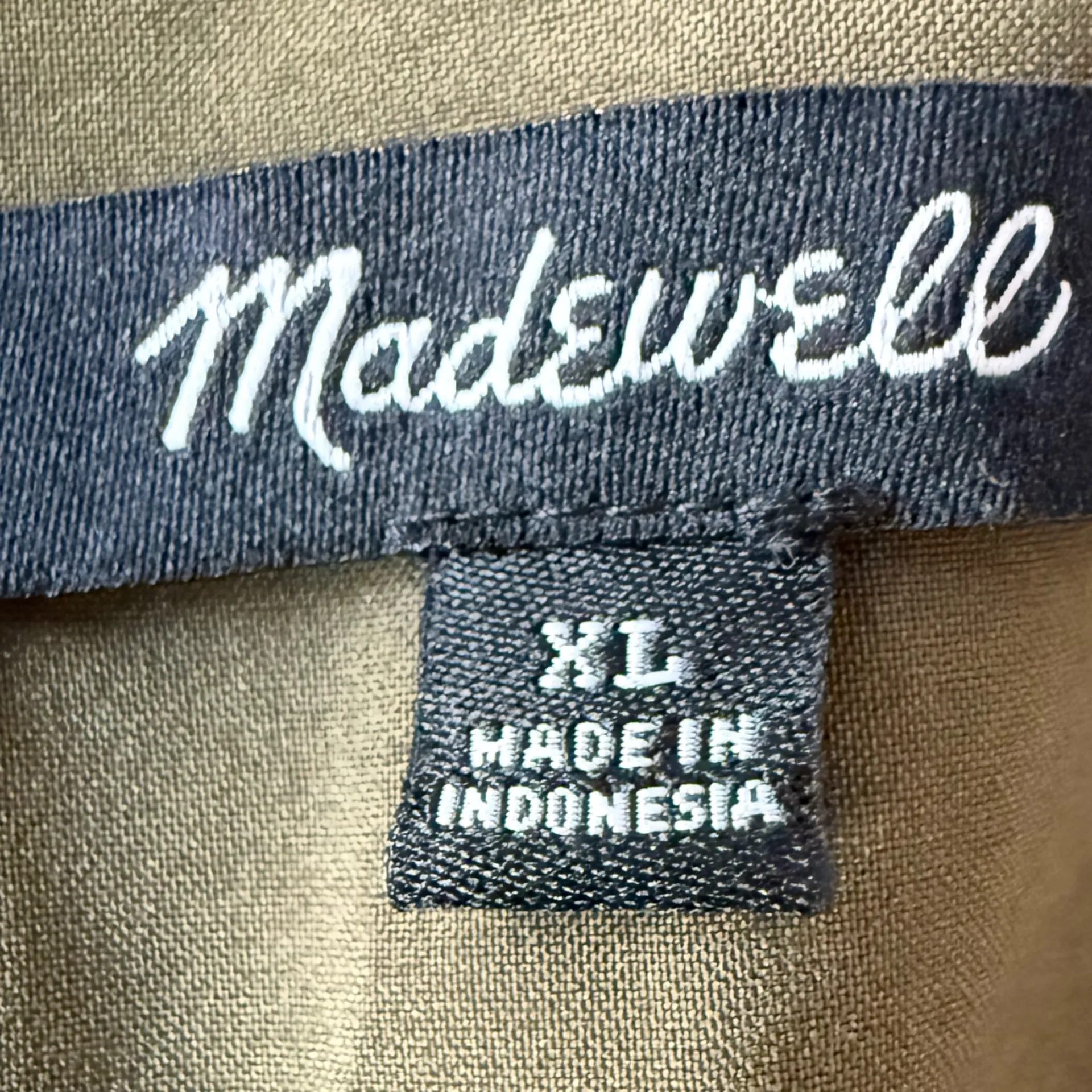 Madewell Floral Long Sleeve maxi Dress Olive women size XL - Image 4