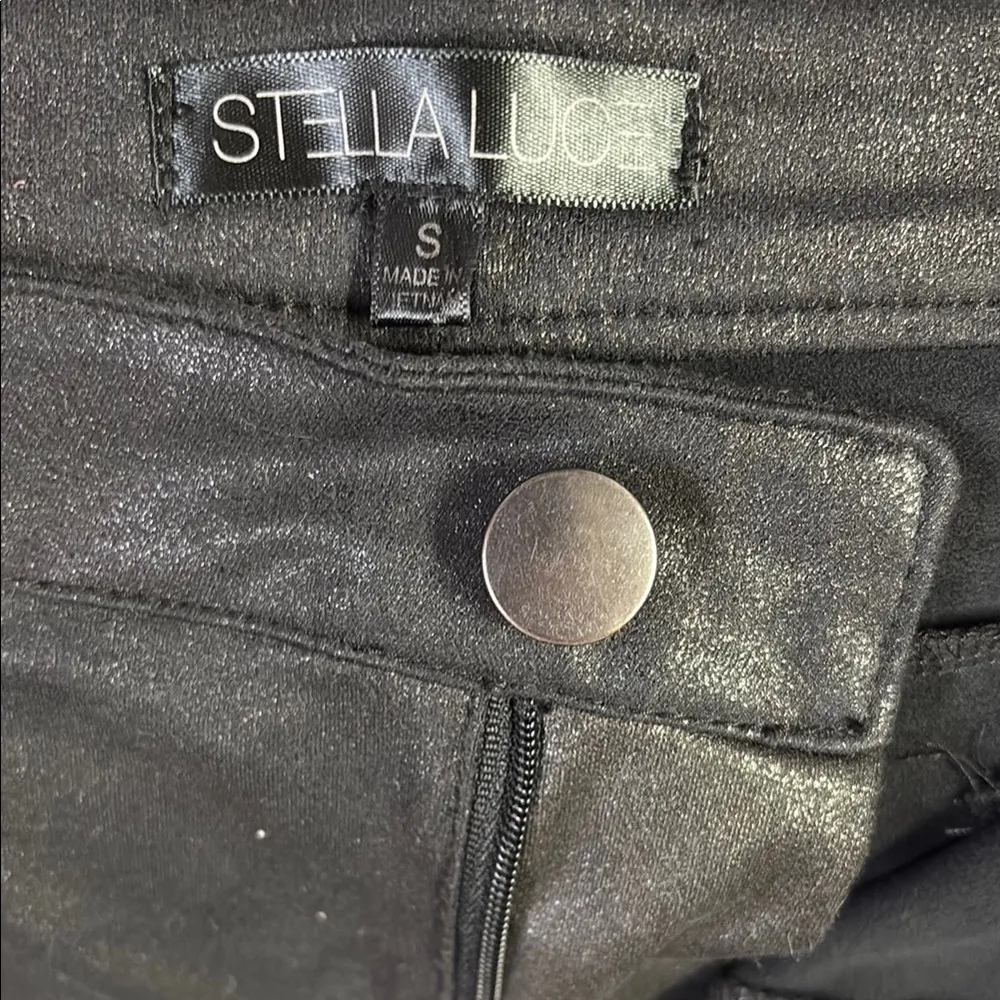 Stella Luce Shimmering Black Pants - Image 3