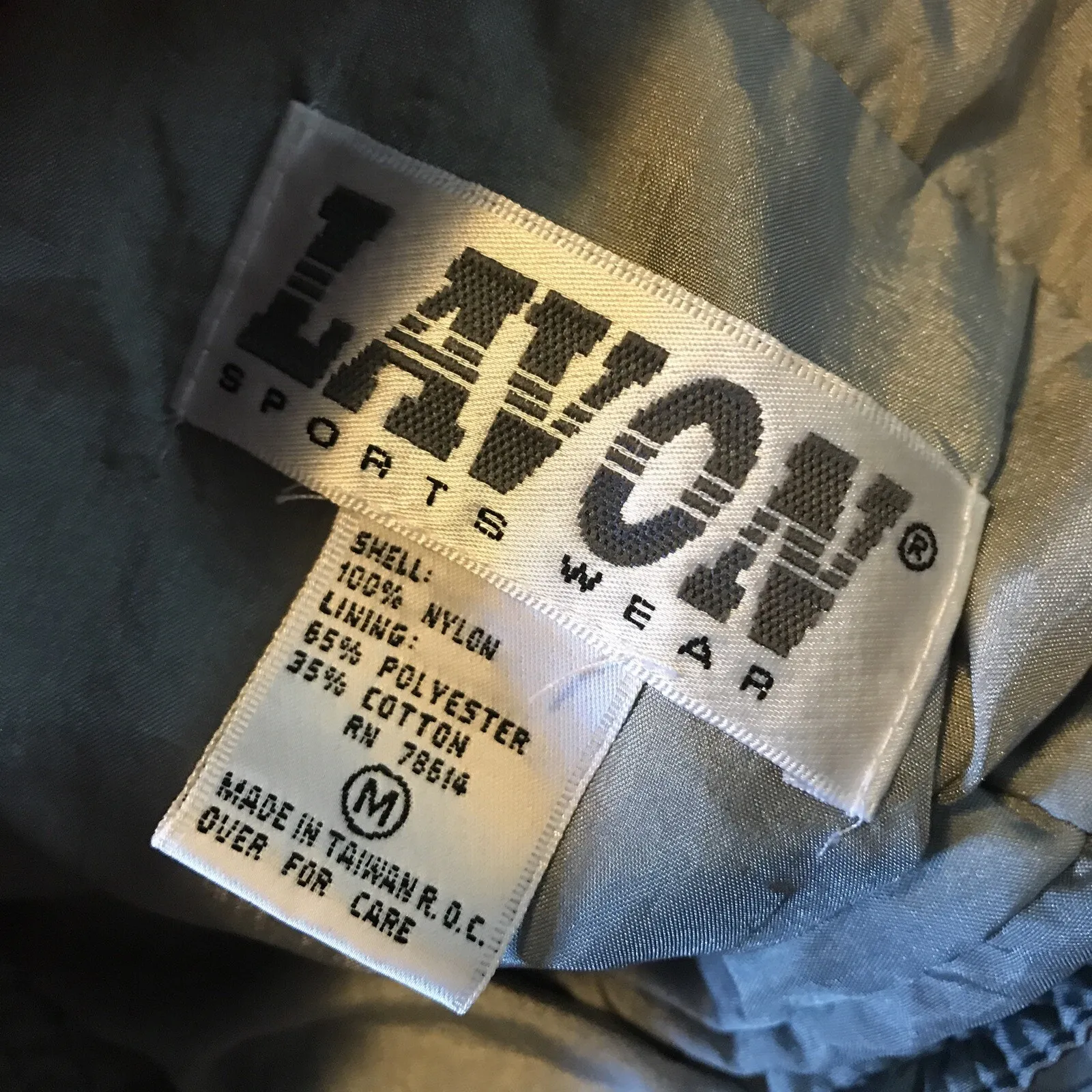 lavon sportswear Vintage Running Jacket Silver Gray Medium Nylon - Image 6