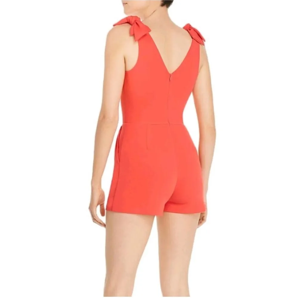 Aqua Coral V-Neck Sleeveless Romper Large - Image 2