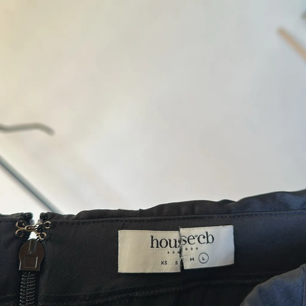 RARE House of CB Janis Dress  NWOT black size‎ L - Image 7