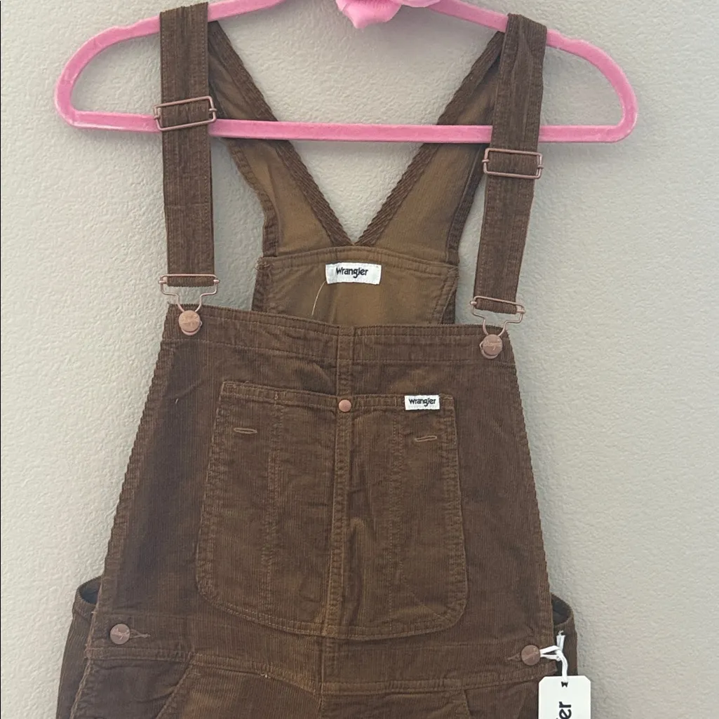 Brown wrangler overalls - Image 2