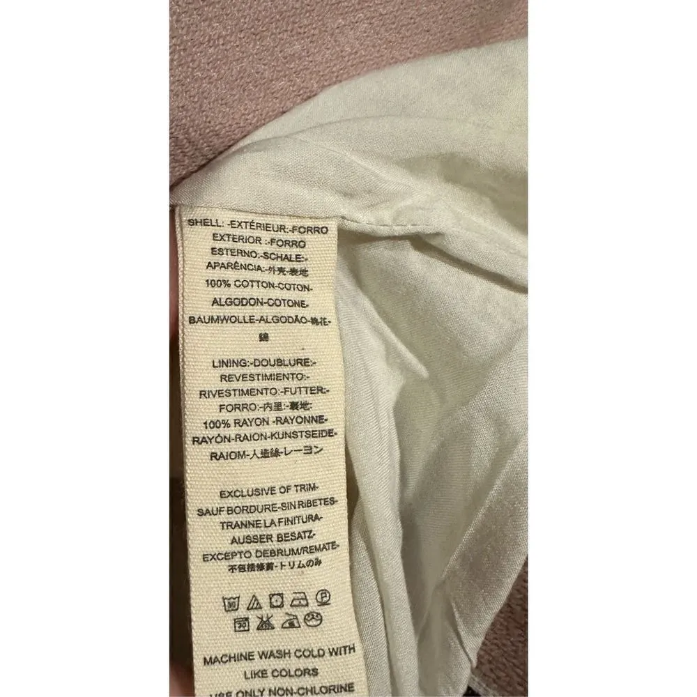 Free People Uptown Girl Blazer sz small soft pink combo - Image 14