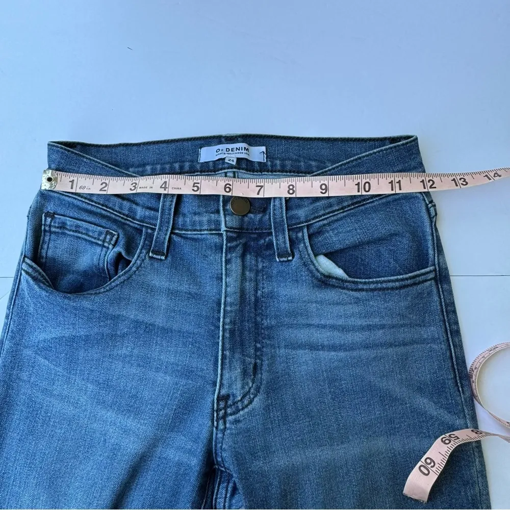 O2 Denim Classic Blue Flared Jeans 24 - Image 5