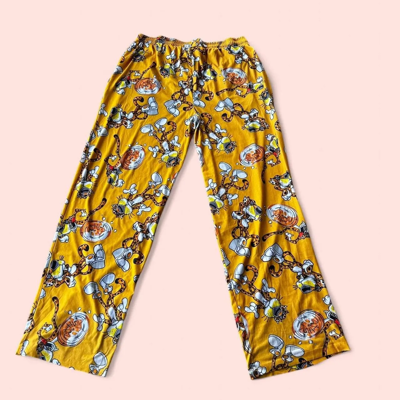 Chester the Cheetah Cheeto pajama pants Yellow Size L - Image 5