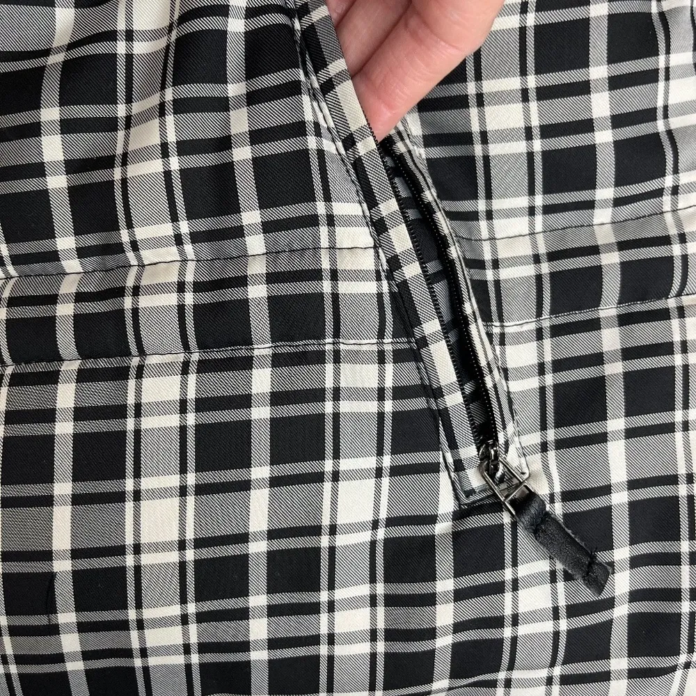 Charter Club Womens Puffer Vest Black Cream Sleeveless Pockets Full Zip Closure - Image 4